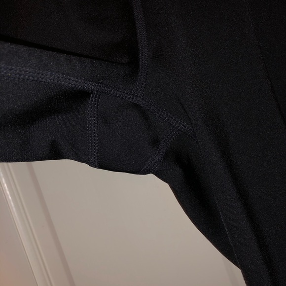 Black White And Gray Leggings With Mesh And Holes - Picture 3 of 8